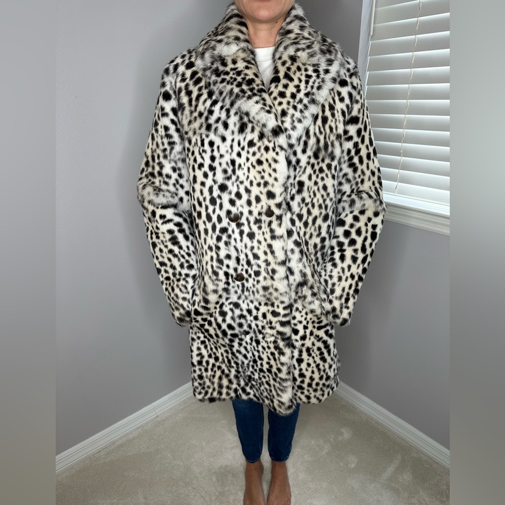 Maje fur coat jacket